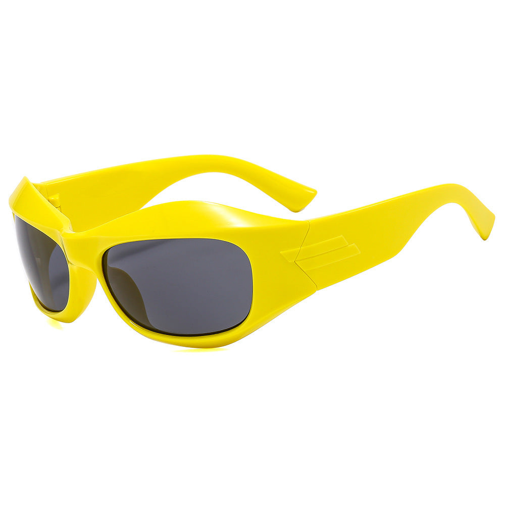 Gafas de sol deportivas futuristas y2k de PC al por mayor